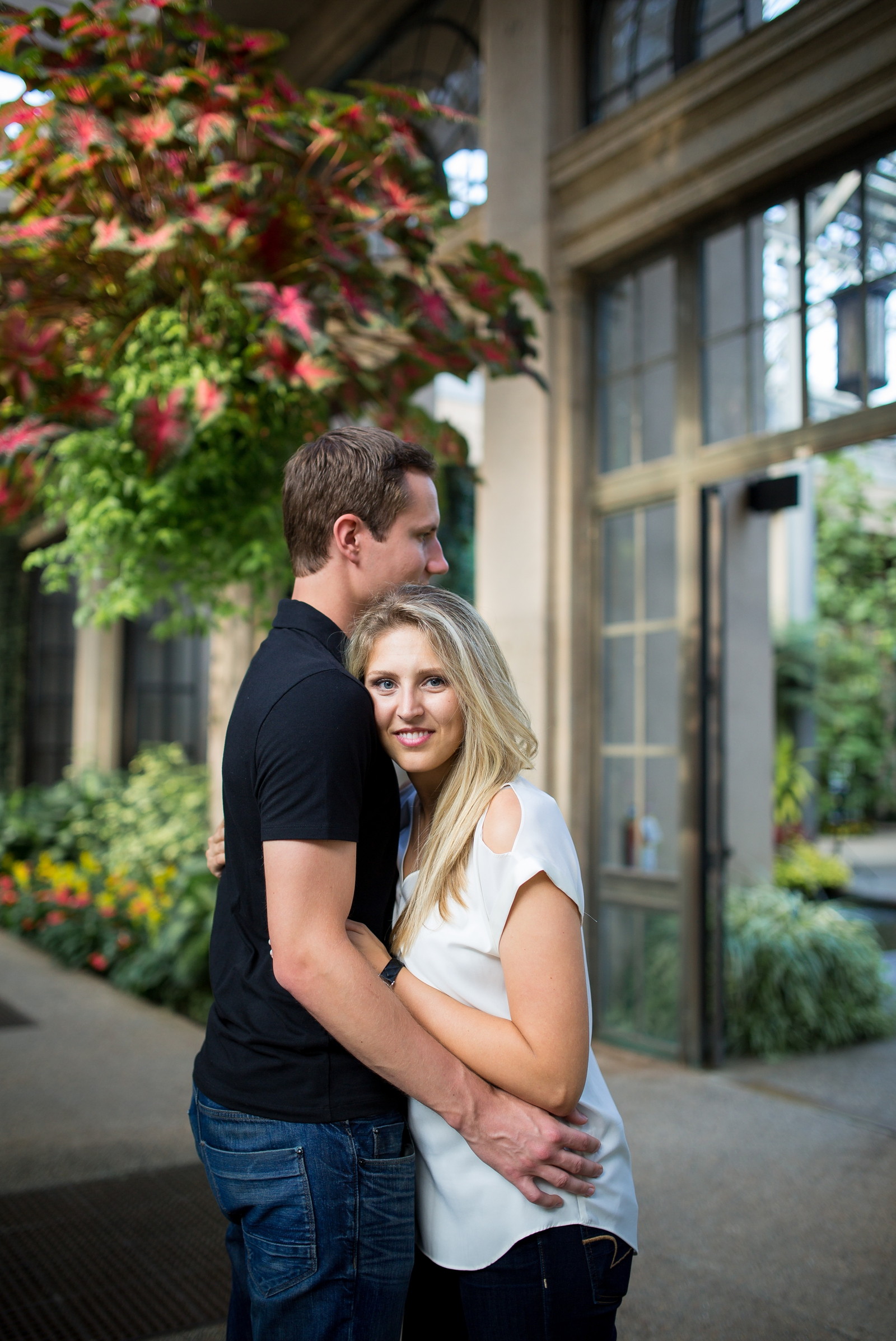 Longwood Gardens Kennett Square Engagement Photography
